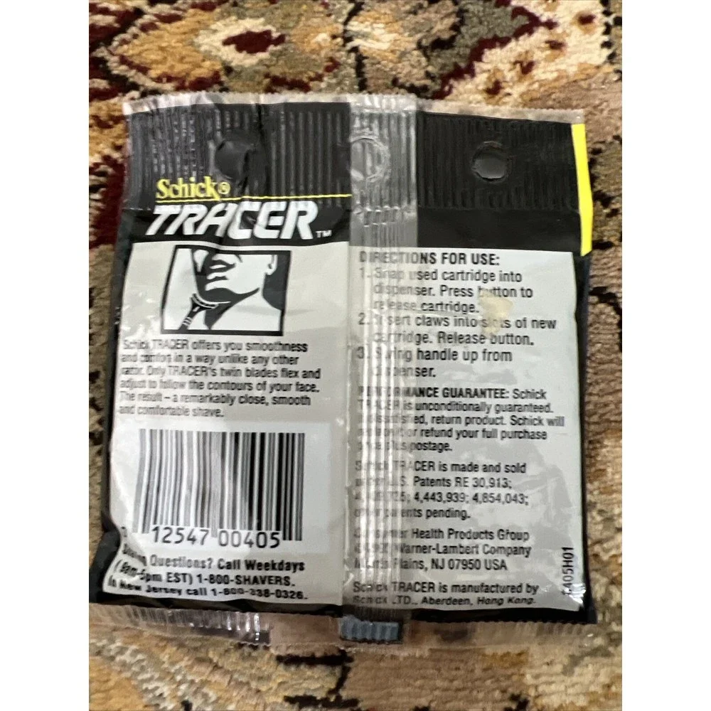 Schick Tracer 5 Cartridges‎ (Made in Hing Kong) 1990